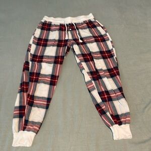 Women's Plaid Pajama Joggers. Size: XS.